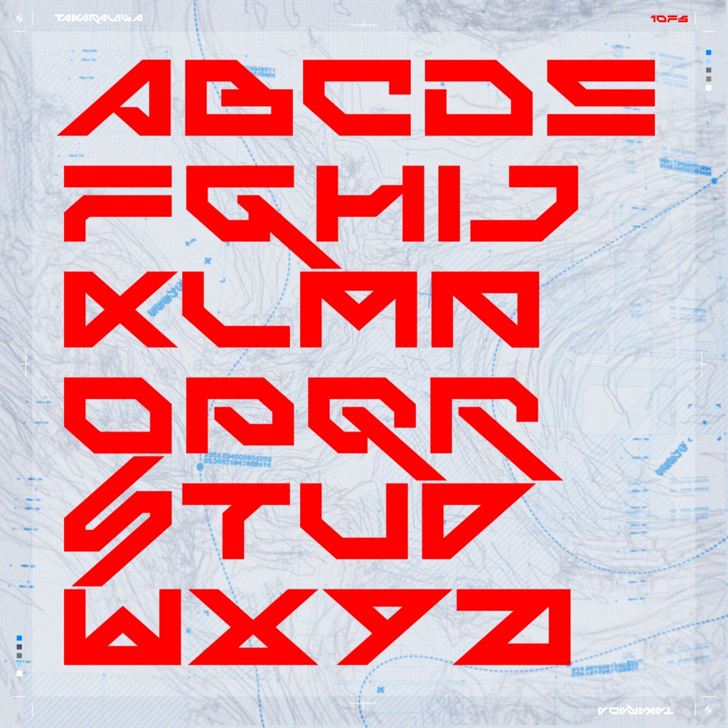 欧文フォント「Takaralalla」 | Takaralalla Font