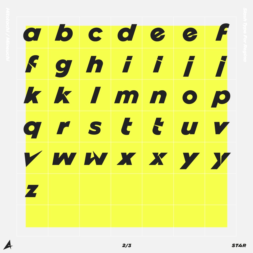 欧文フォントファミリー「Slash Type For Regina」 | Slash Type For Regina Font Family