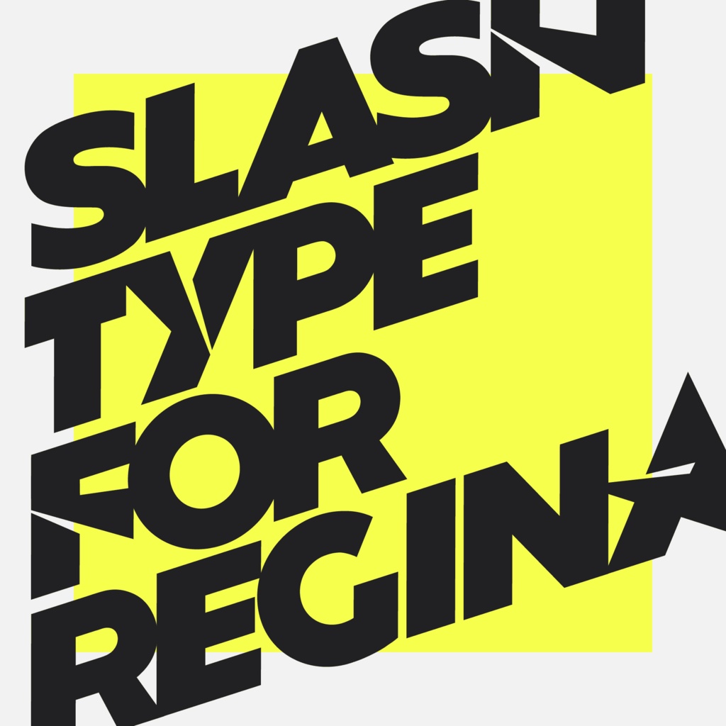 欧文フォントファミリー「Slash Type For Regina」 | Slash Type For Regina Font Family