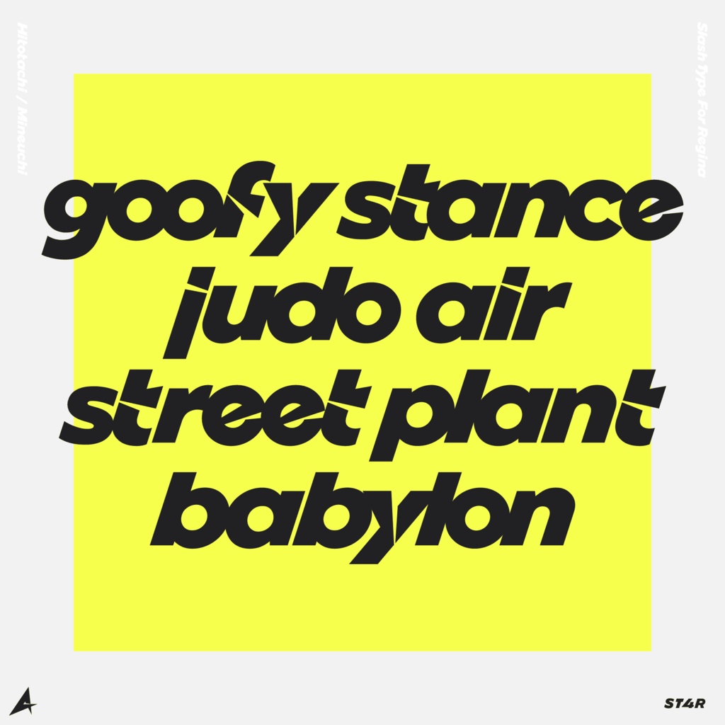 欧文フォントファミリー「Slash Type For Regina」 | Slash Type For Regina Font Family