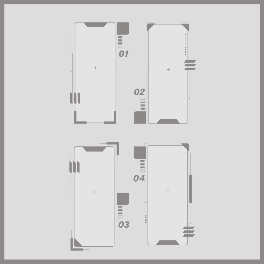 【TRPG】サイバーなコマ置き場素材【ココフォリア素材】