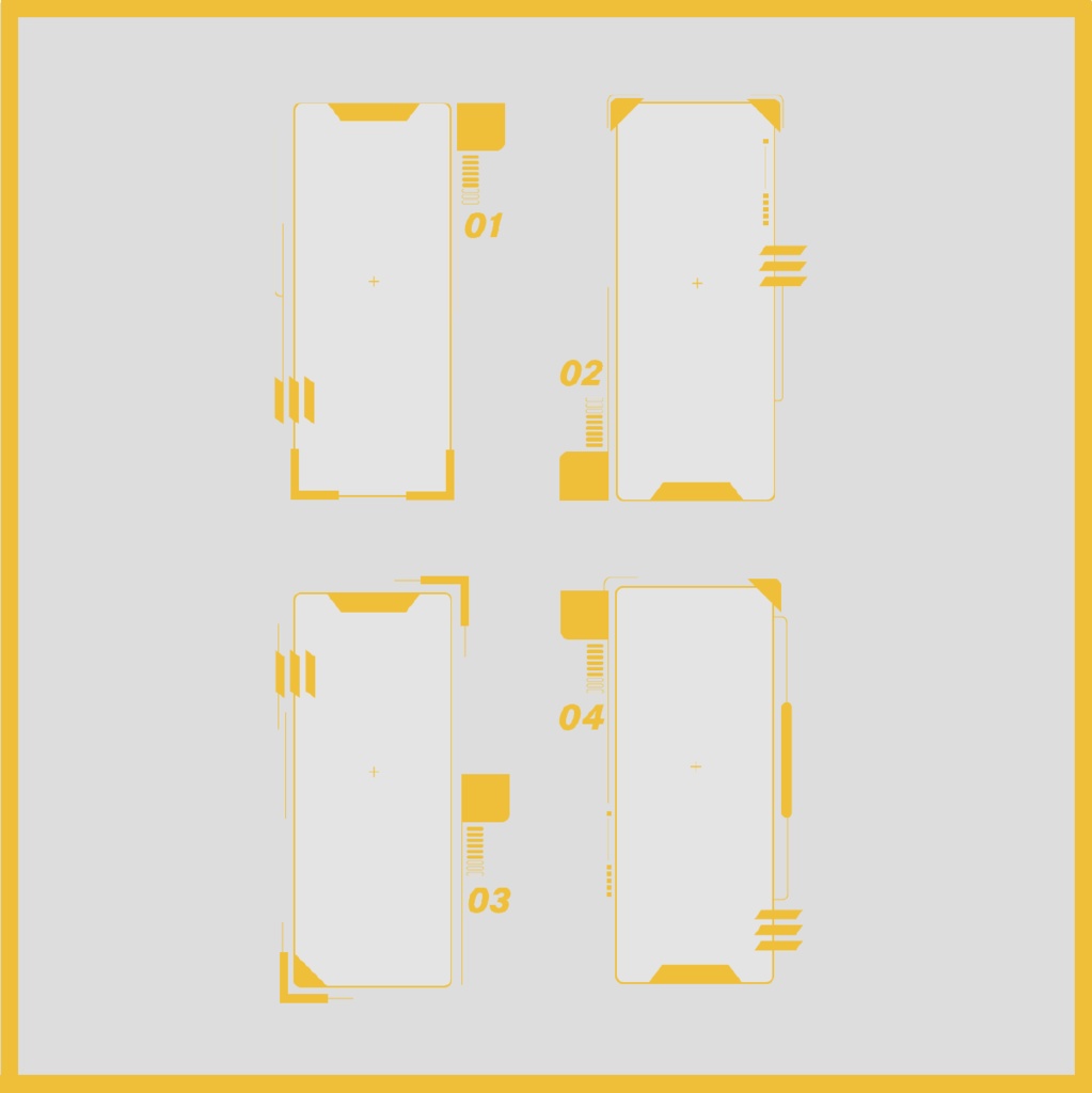 【TRPG】サイバーなコマ置き場素材【ココフォリア素材】