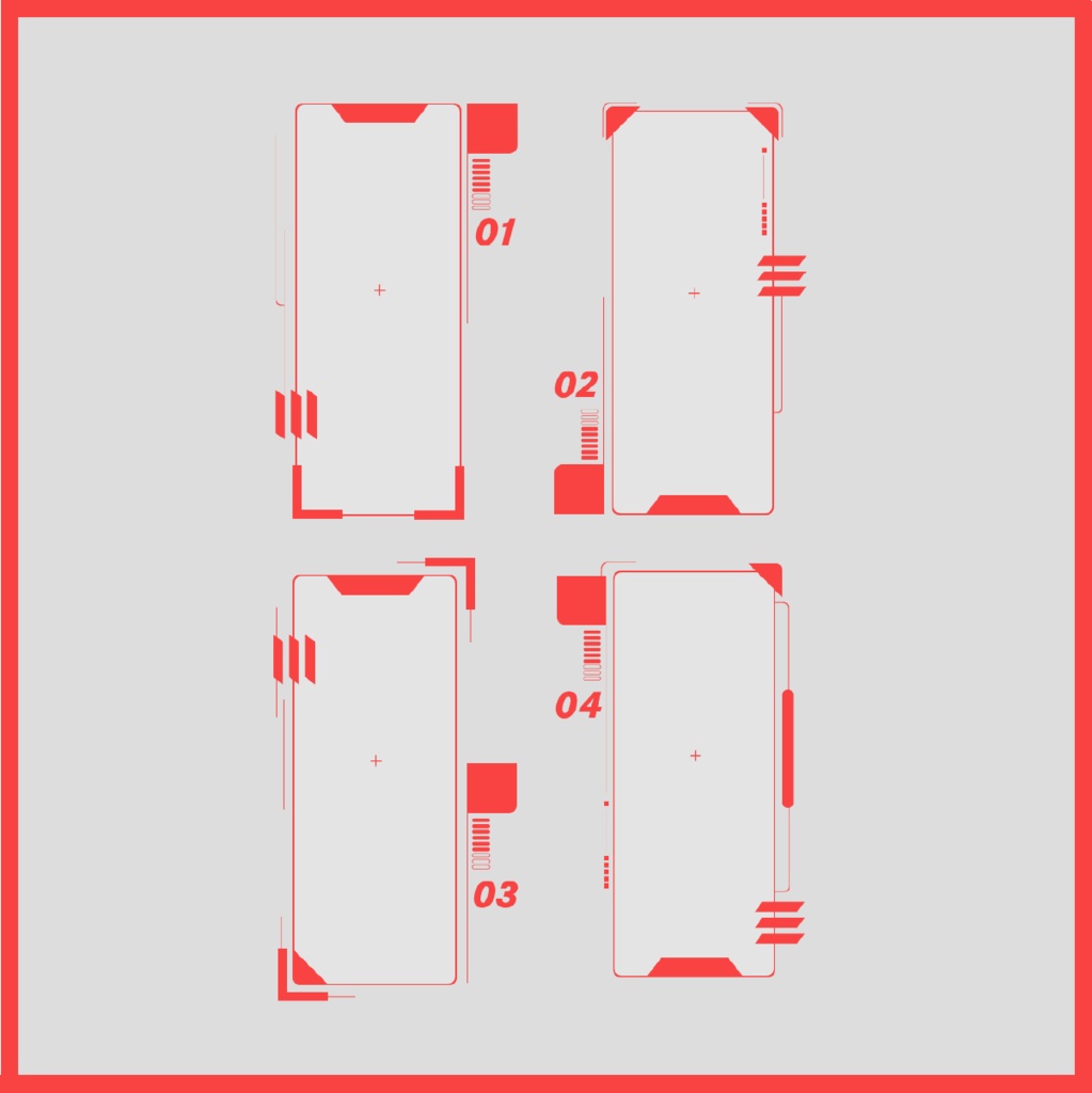 【TRPG】サイバーなコマ置き場素材【ココフォリア素材】