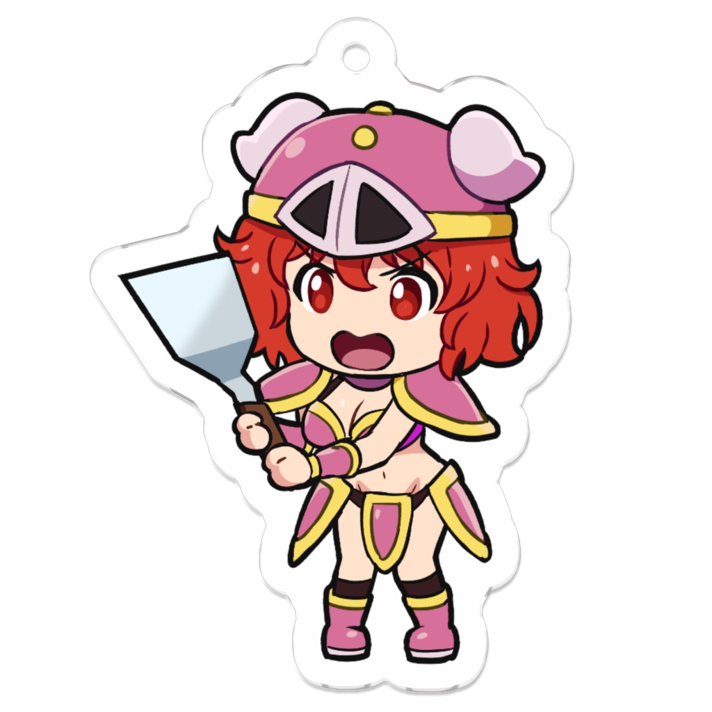 アクリルキーホルダー(このみ　戦士）