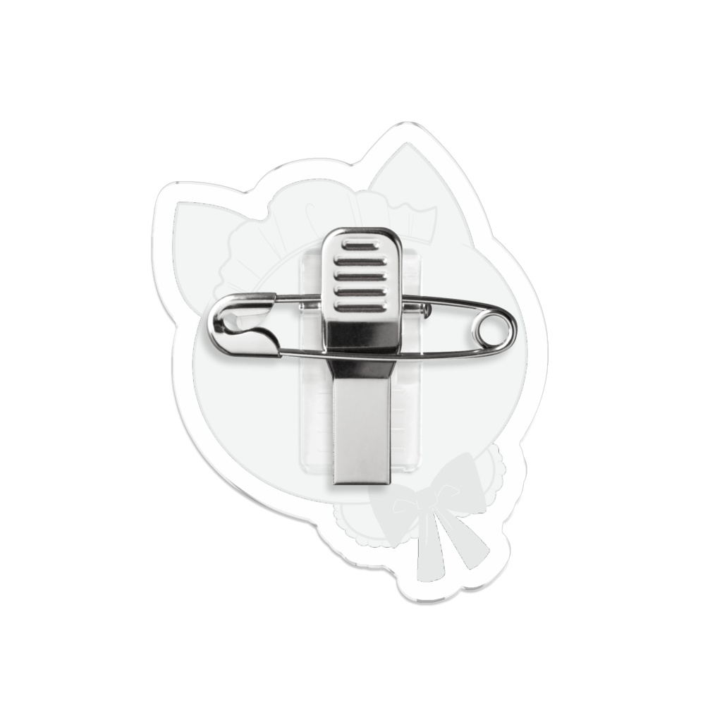 アクリルバッジ(メイドおキャット様)