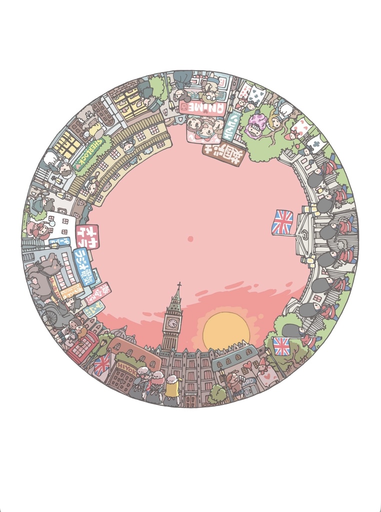 オリジナル三段トレイ(ケーキスタンド)