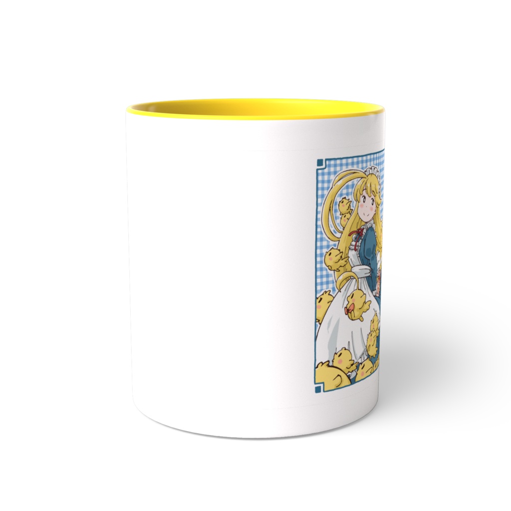 マグカップ(ひよこ犬の群れ)