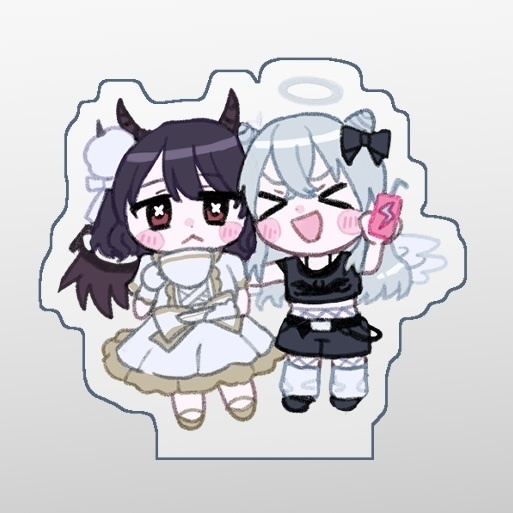 天使と悪魔　ミニミニアクリルスタンド