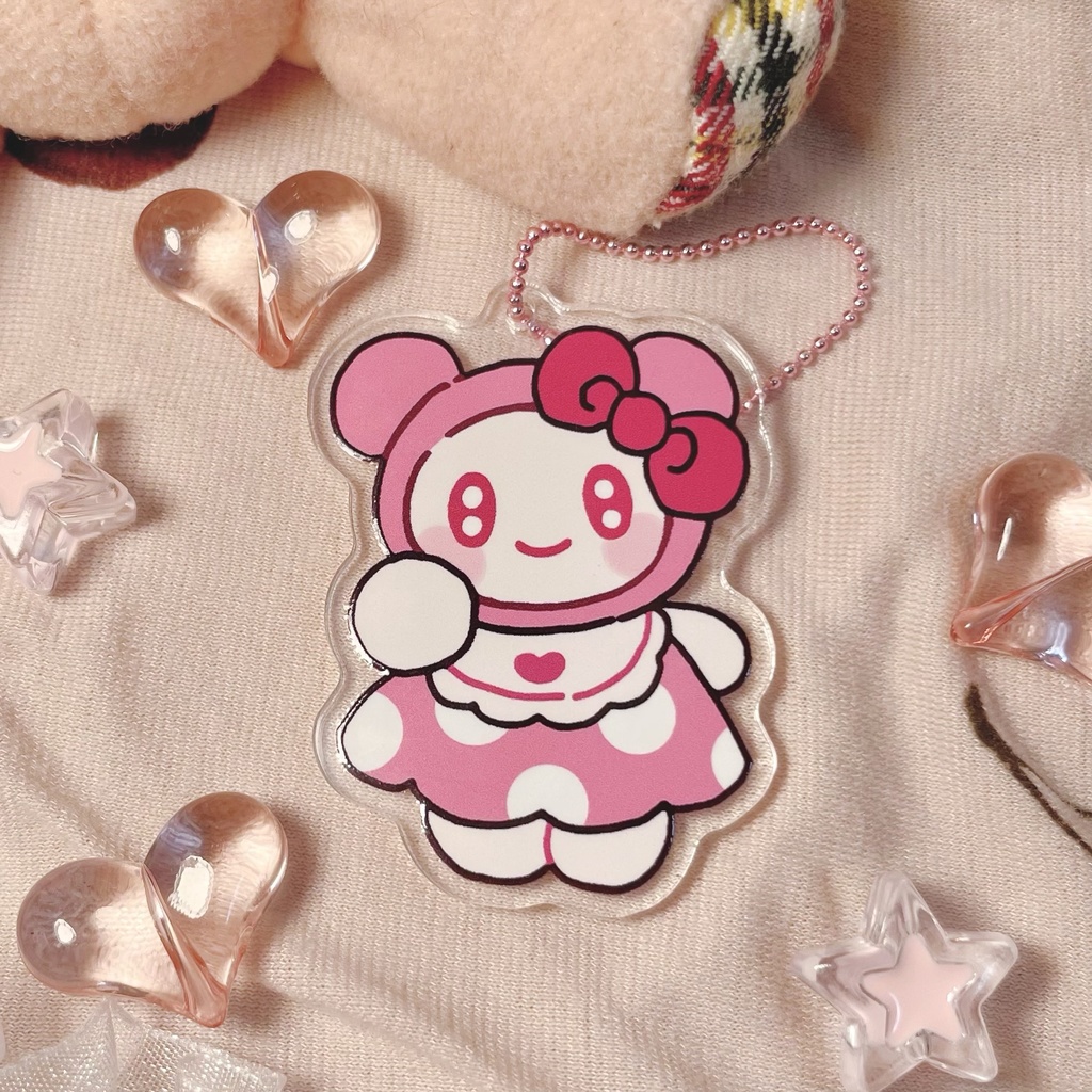 くまねずみ　アクリルキーホルダー