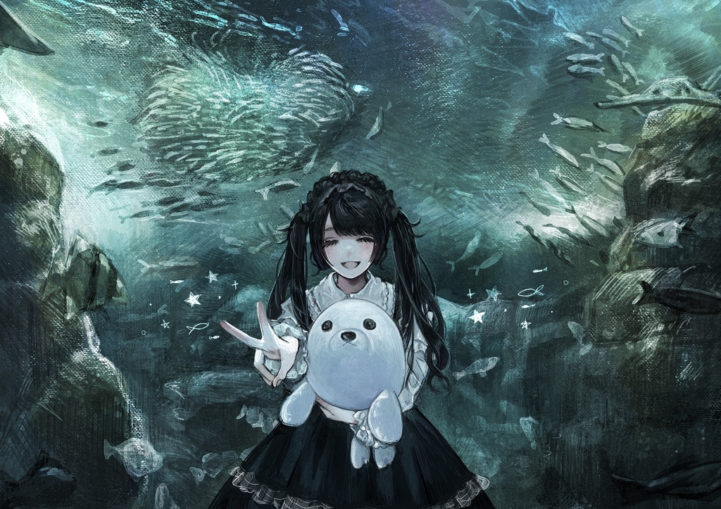 相模湾水槽とロリィタ