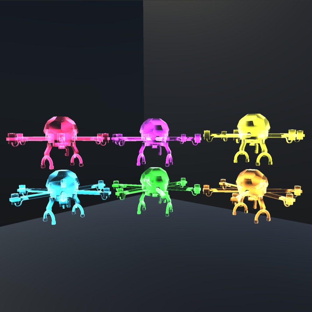 HologramShader|カラー6種!改変可能!