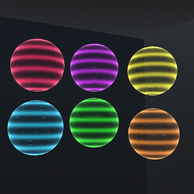 HologramShader|カラー6種!改変可能!