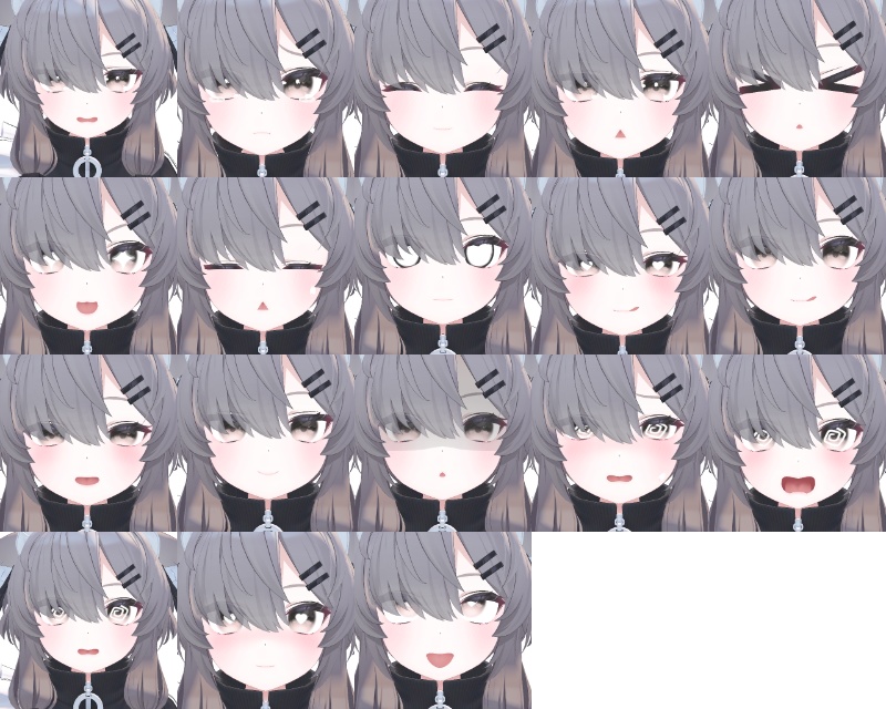 真冬ちゃん表情18セット