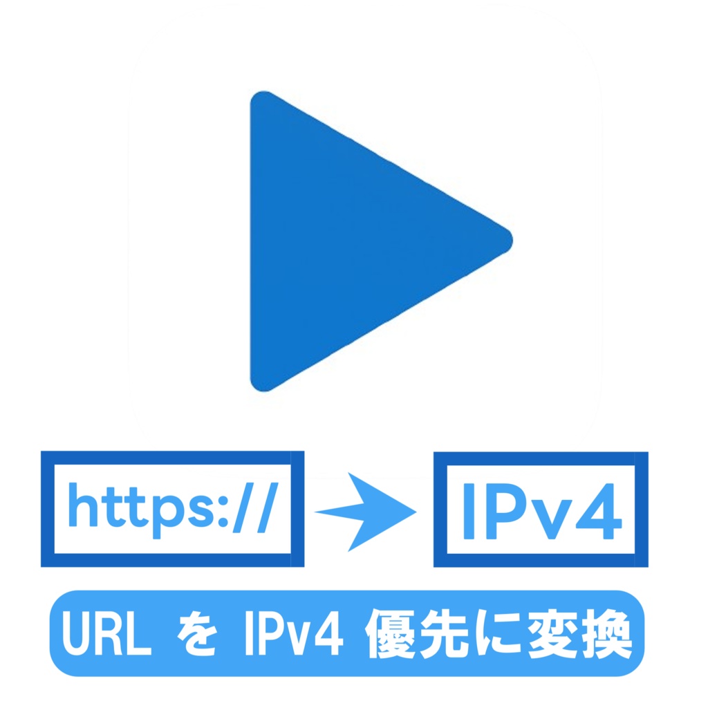動画のURLをIPv4優先に変換するツール「VRC YouFix」