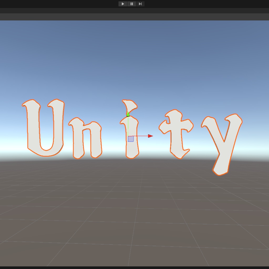 Unityだけで好きなフォントをメッシュ化「SDF TextGen3D」