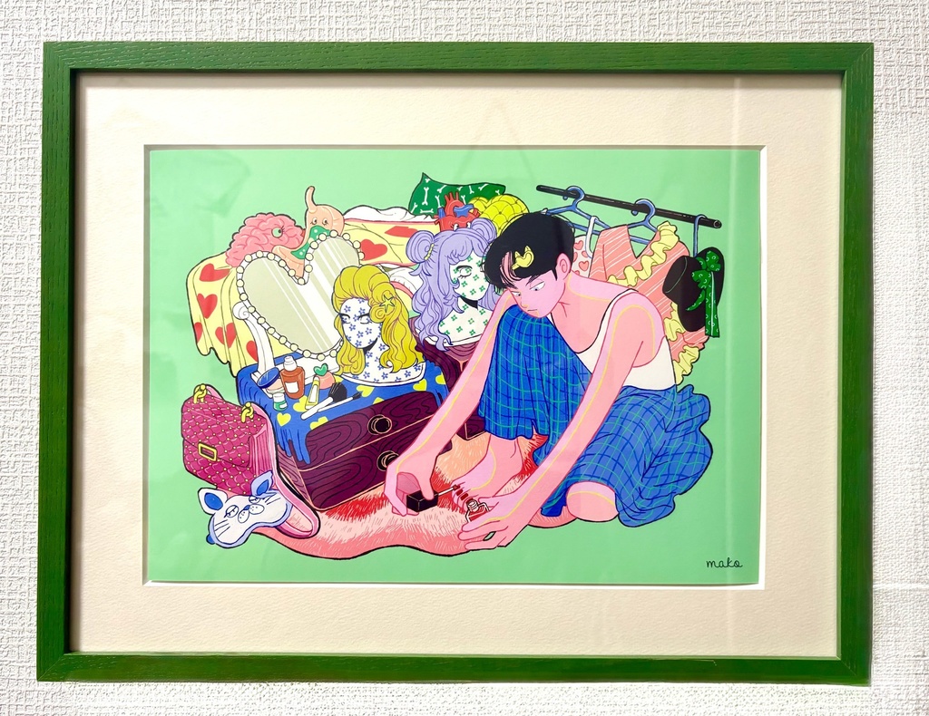 額付き ジークレープリント