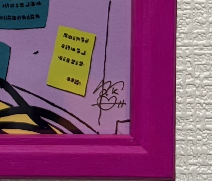 オリジナルイラスト 額装アート 「社畜が見る夢」