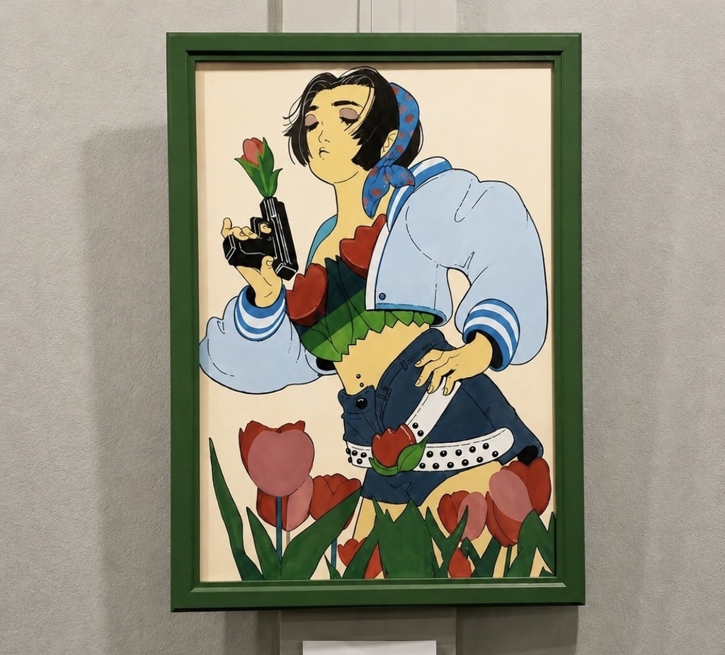 原画イラスト「ミセス チューリップ」