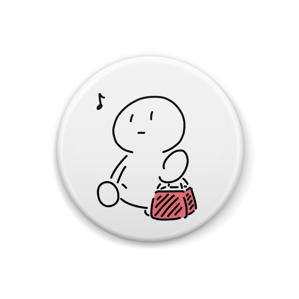ひと缶バッジ（おかいもの）