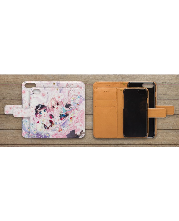 SeaAngel 手帳型iPhoneケース 【Deep Sea Friends】