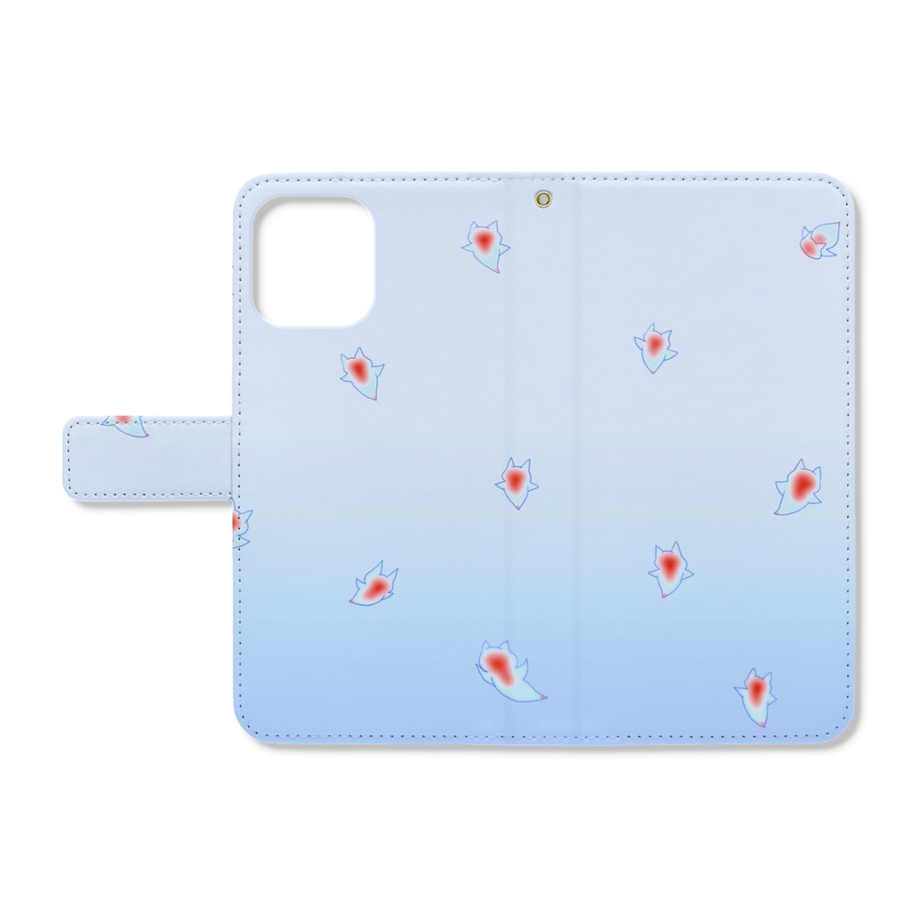 SeaAngel 手帳型iPhoneケース 【Deep Sea Friends】