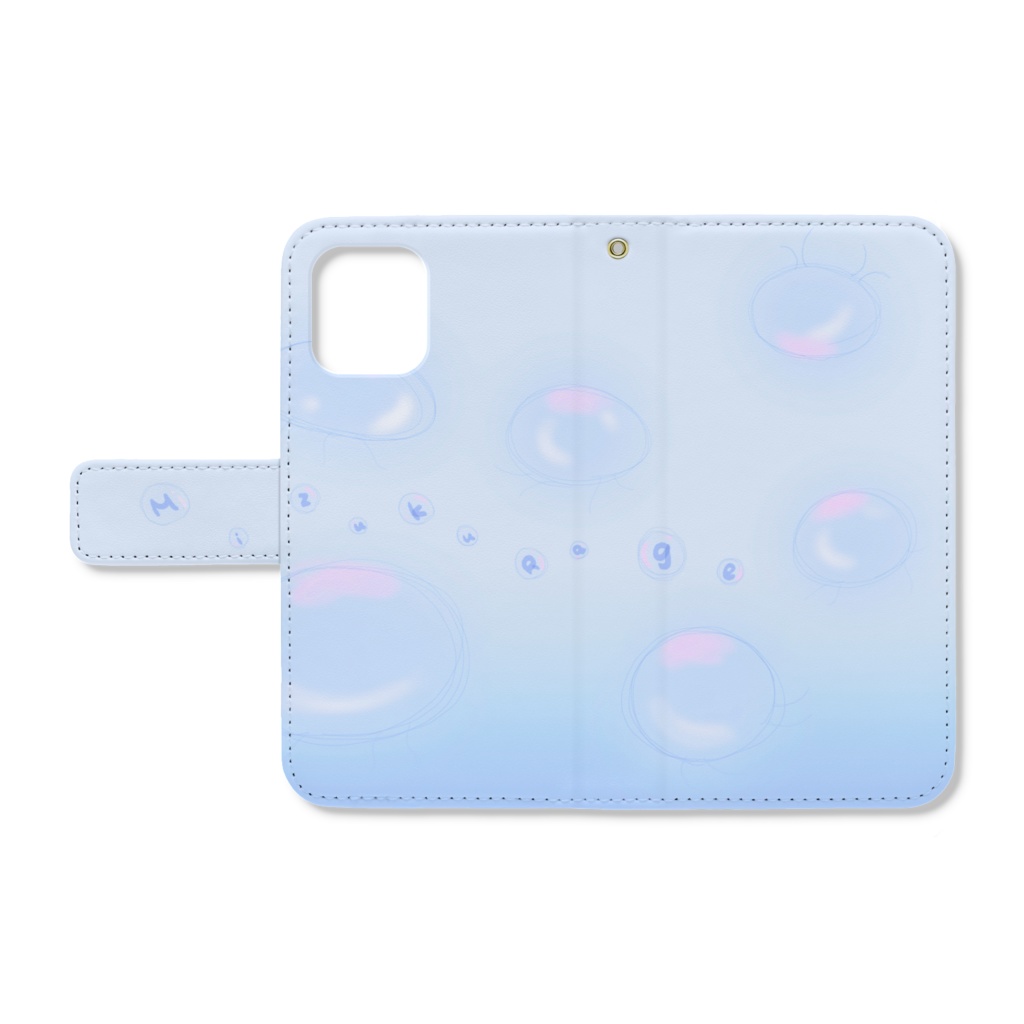 kurage 手帳型iPhoneケース 【Deep Sea Friends】