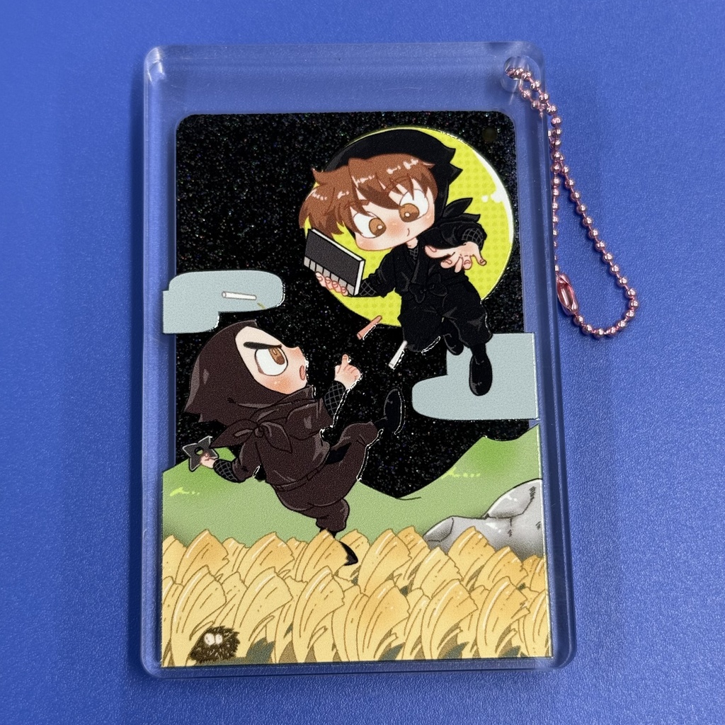 土尊グリッターアクリルキーホルダー