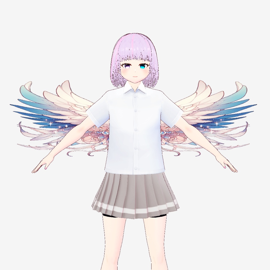【VRoid】※無料※手作り天使の羽【アクセサリ】