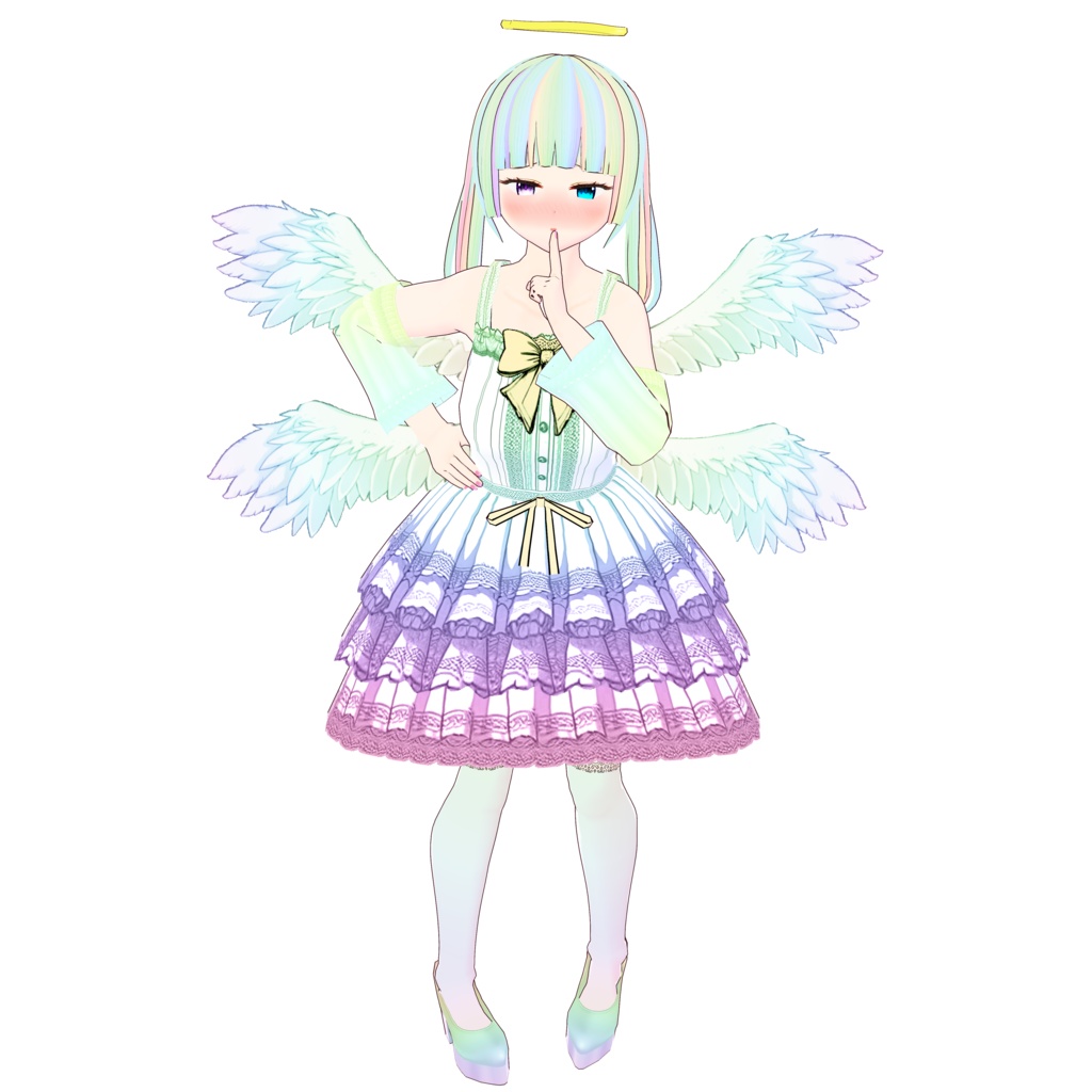 【VRoid】※無料※秘密だよポーズ【ポーズ】