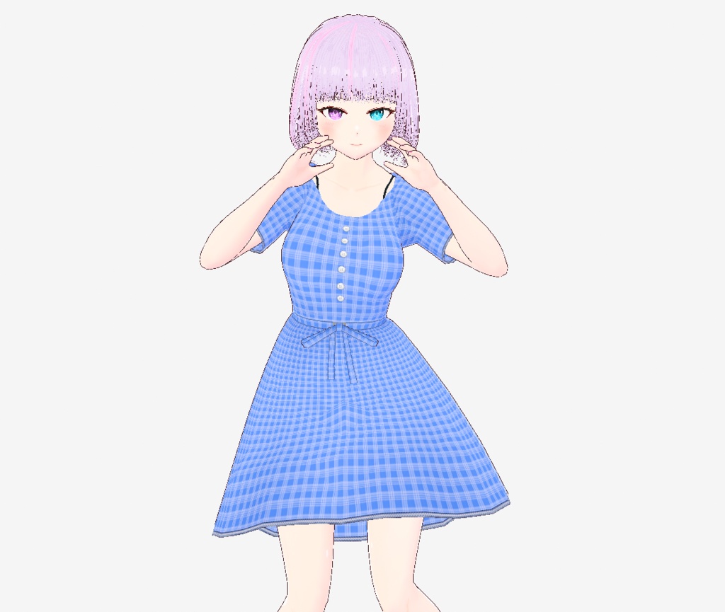 【Vroid】※無料※夏のワンピース２種【服】