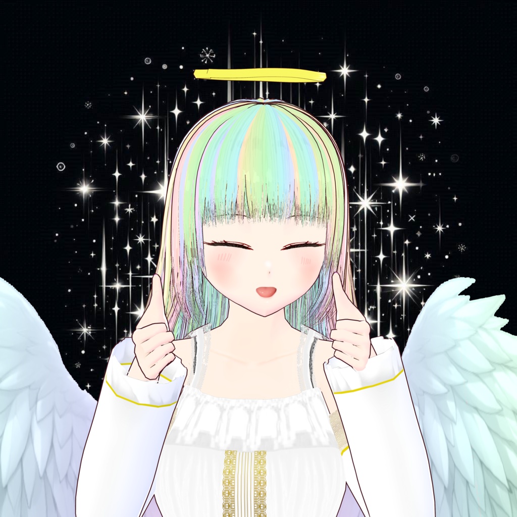 【Vroid】※無料※嘘です（ｷﾗｷﾗ）のポーズ【ポーズ】