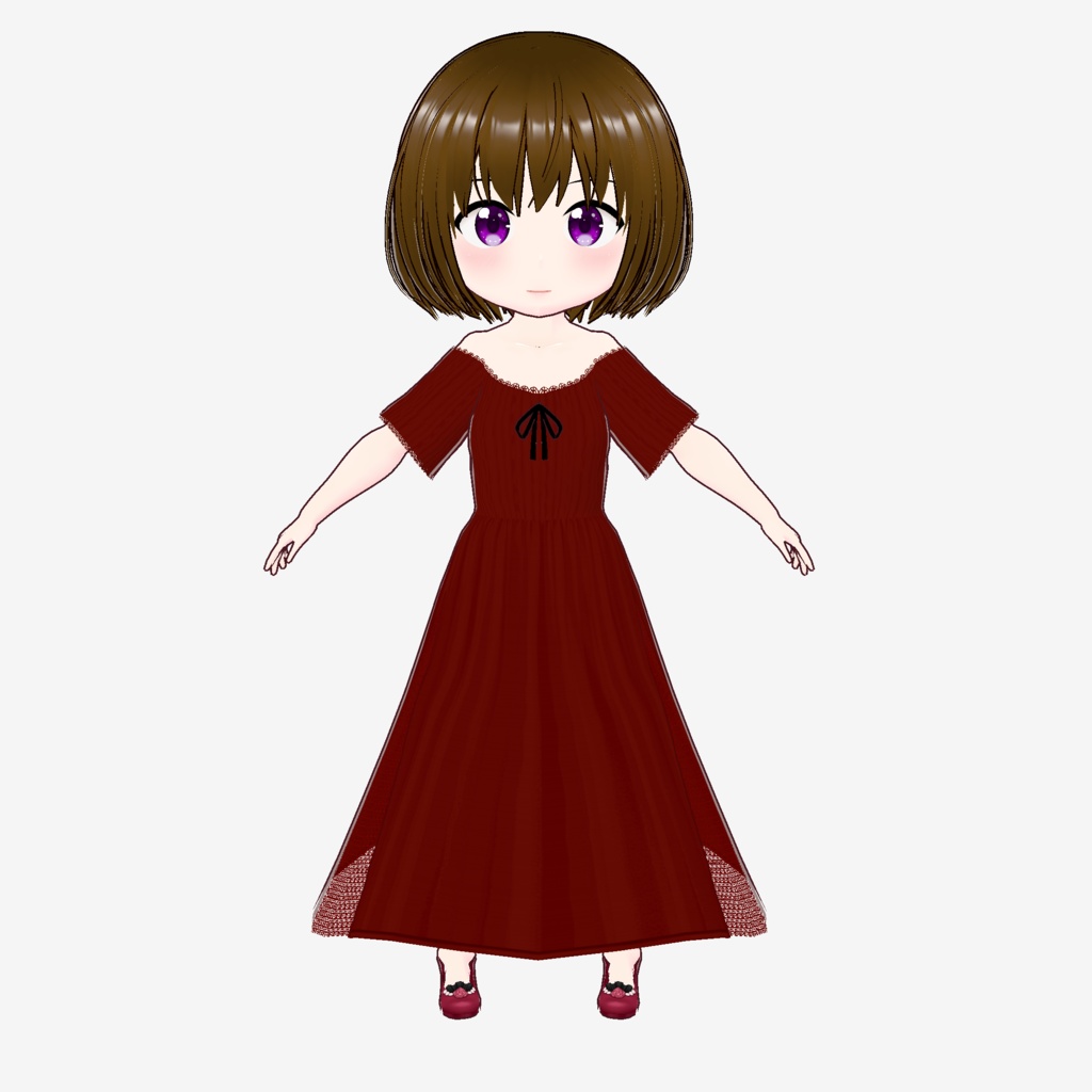 【無料】VRoid用SDキャラ（ミニキャラ）制作参考例
