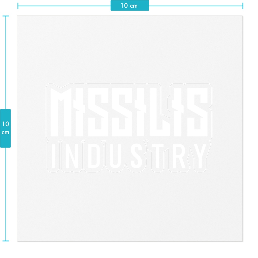 【勝利の女神NIKKE】企業ロゴ再現ステッカー