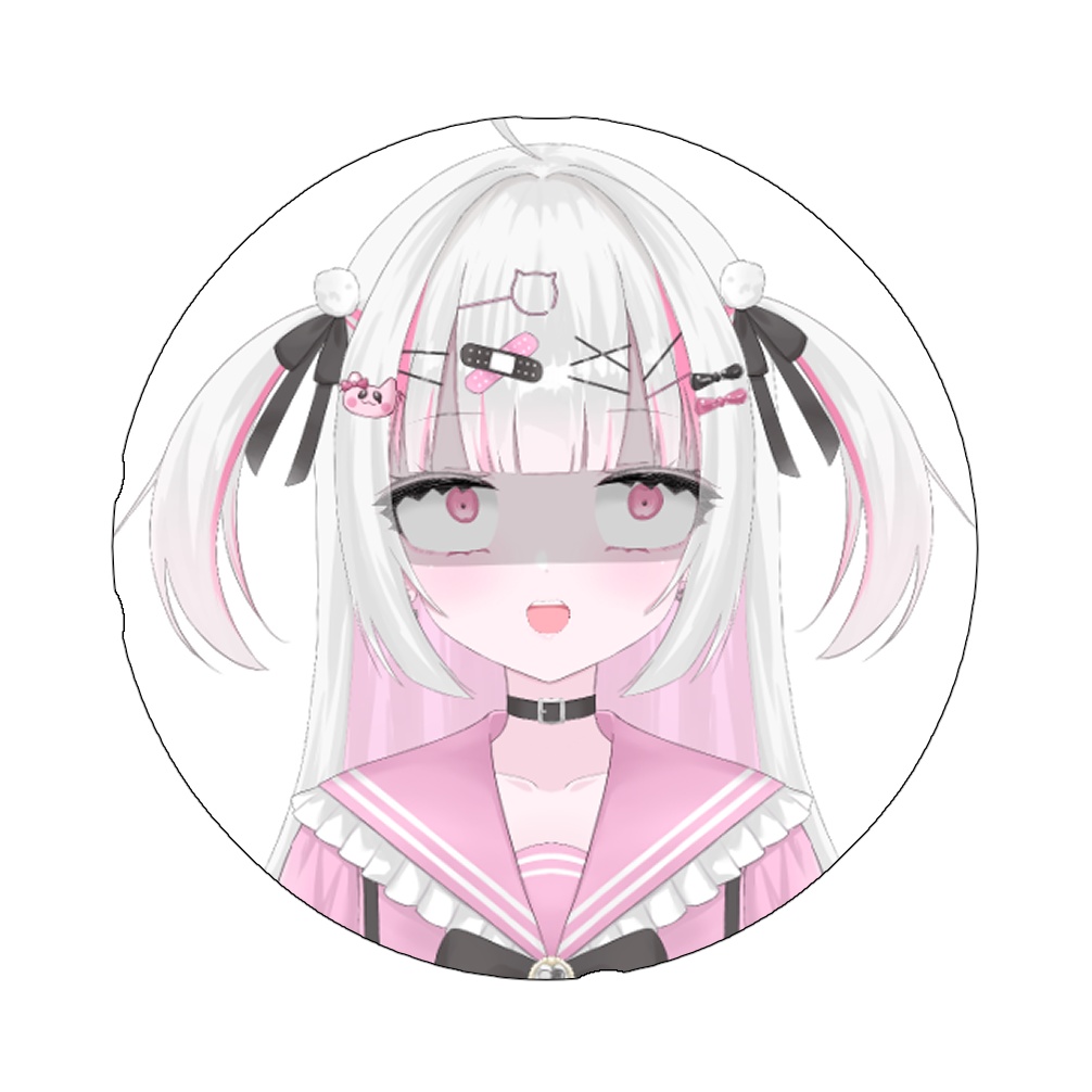 夢毬てちかYouTube LIVE1周年記念グッズ 缶バッジD