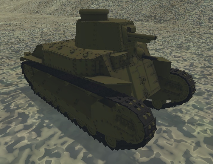 【VRC可】八九式中戦車乙型 3Dモデル