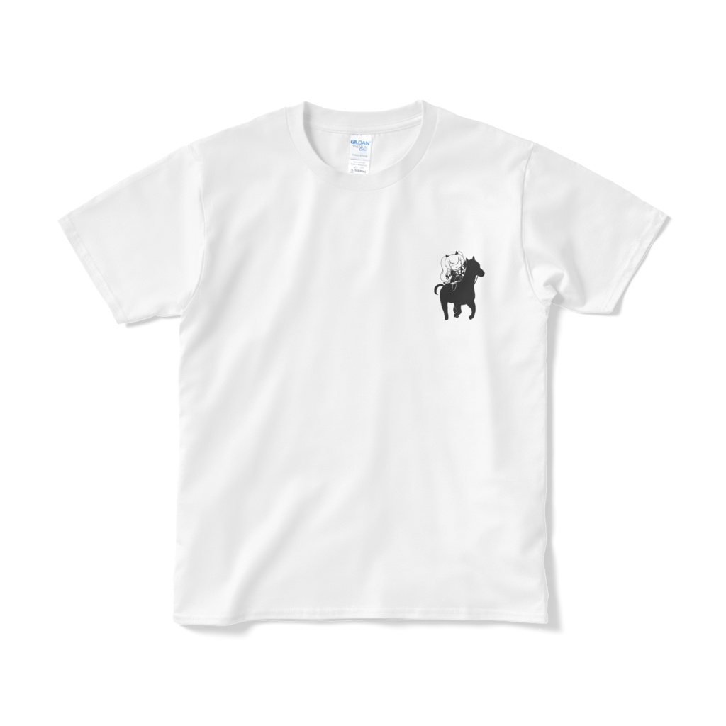 ポニーに乗るグリムアロエ Tシャツ