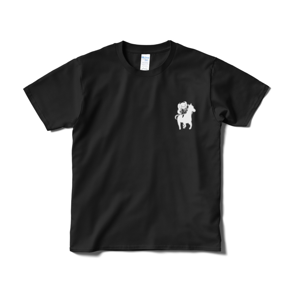 ポニーに乗るグリムアロエ Tシャツ