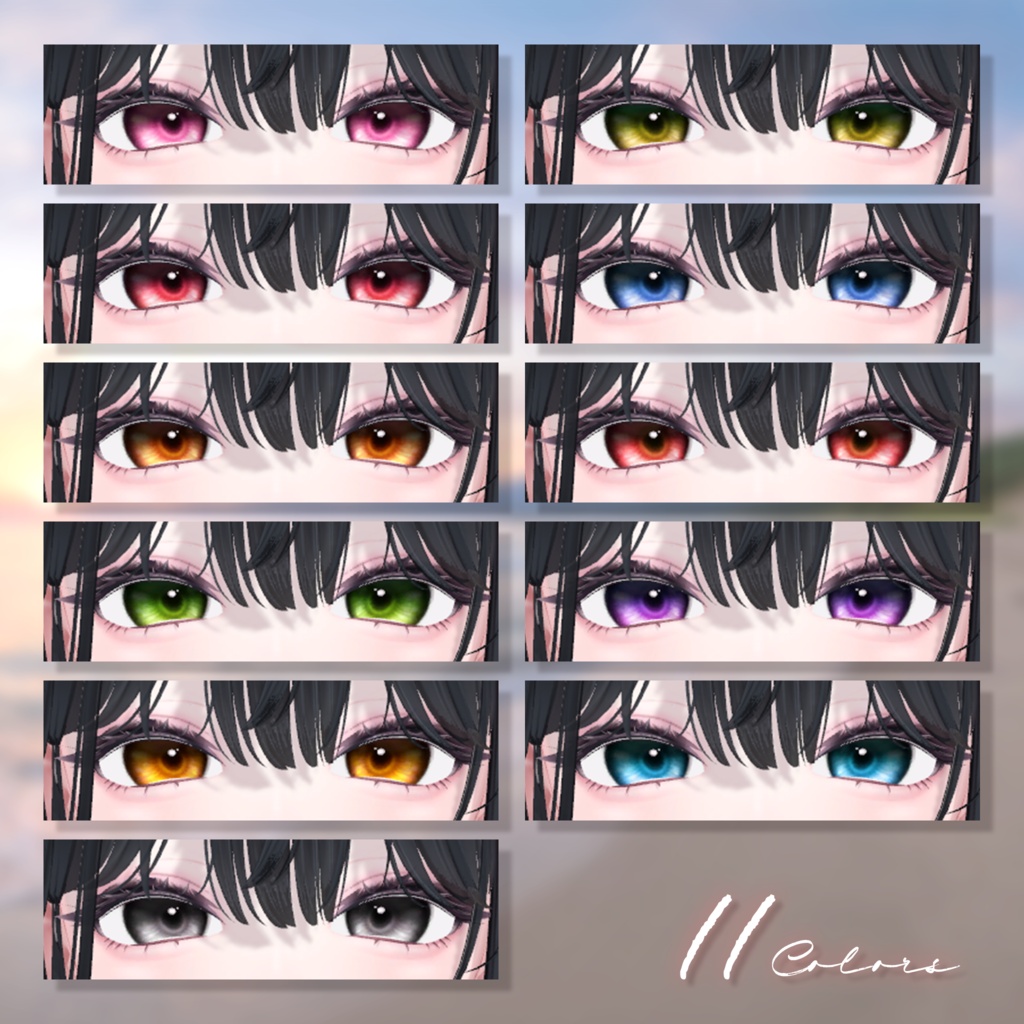 【期間限定無料/Free】Soleil Gleam - Misaki Eyes Textures -
