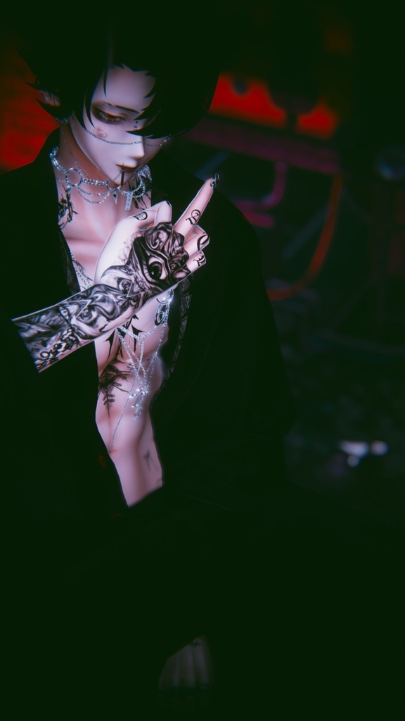 【水瀬(Minase)】 finger tattoo vol.1