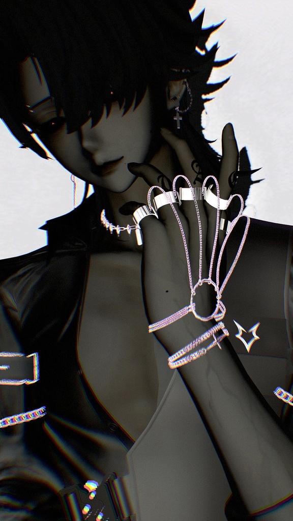 【水瀬(Minase)】 finger tattoo vol.1