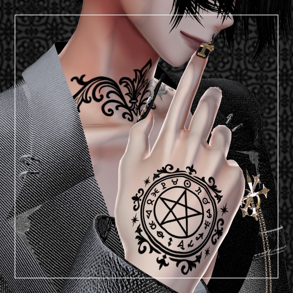 【水瀬(Minase)】magic circle tattoo vol.2