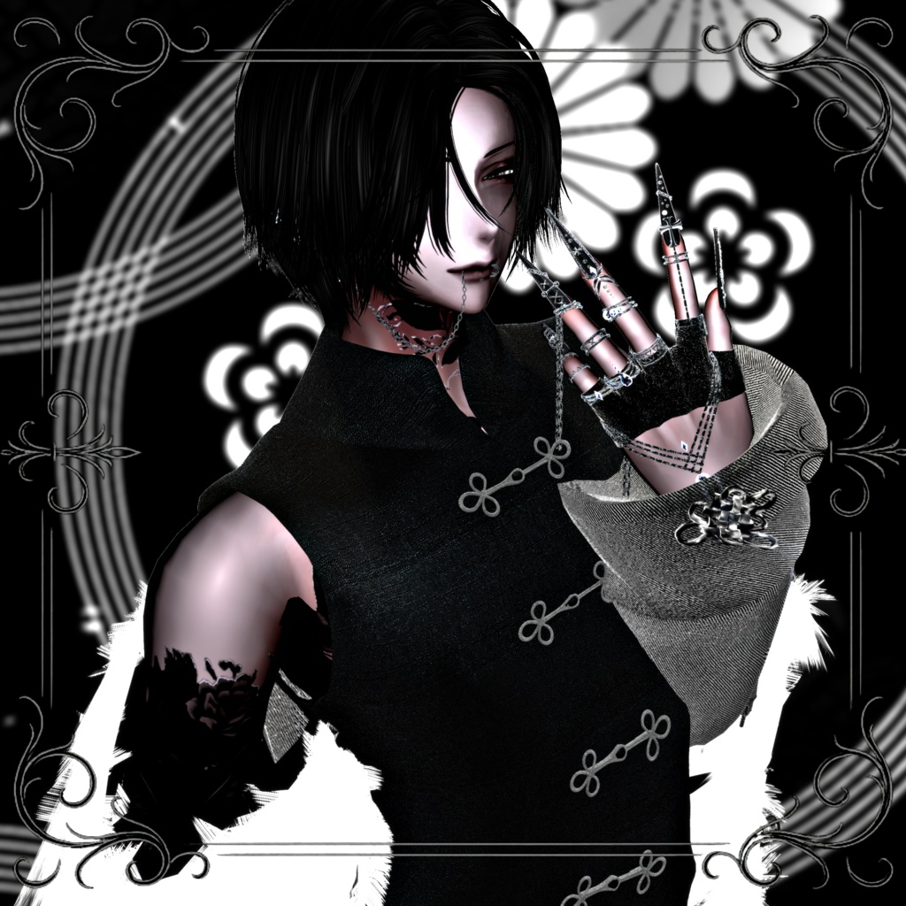 【水瀬(Minase)】lilToon black rim shader setting yamai's edition ver2.0