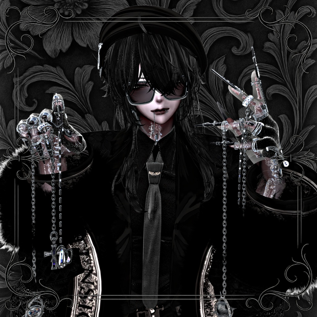 【水瀬(Minase)】lilToon black rim shader setting yamai's edition ver2.0