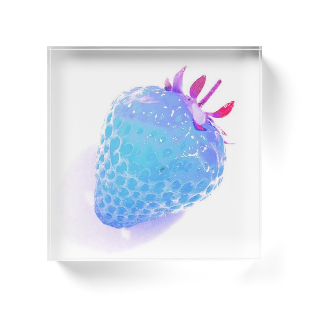 青苺アクリルブロック