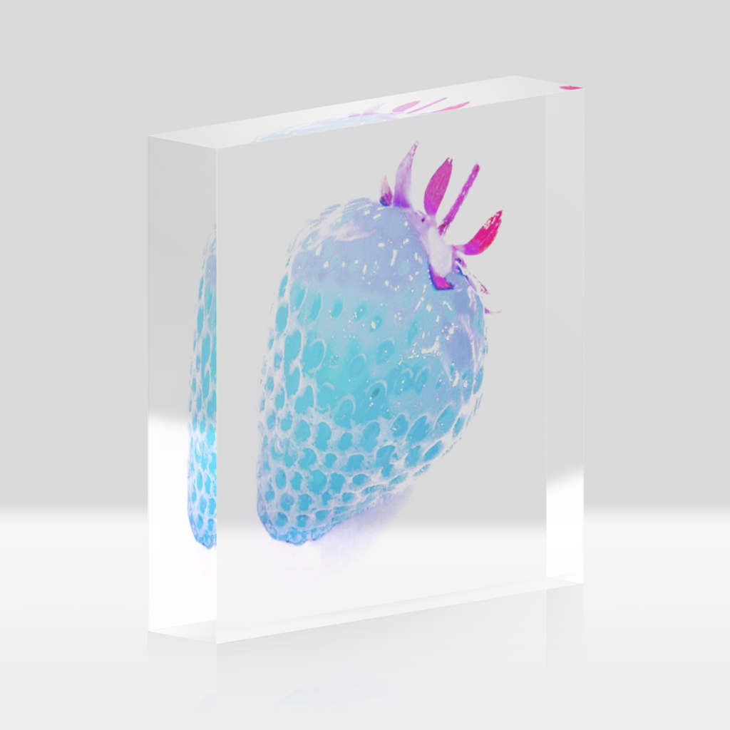 青苺アクリルブロック