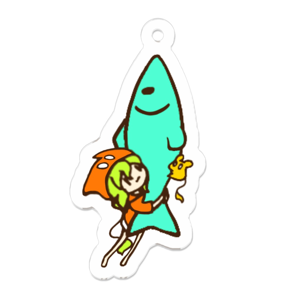 のら&きいろアクリルキーホルダー