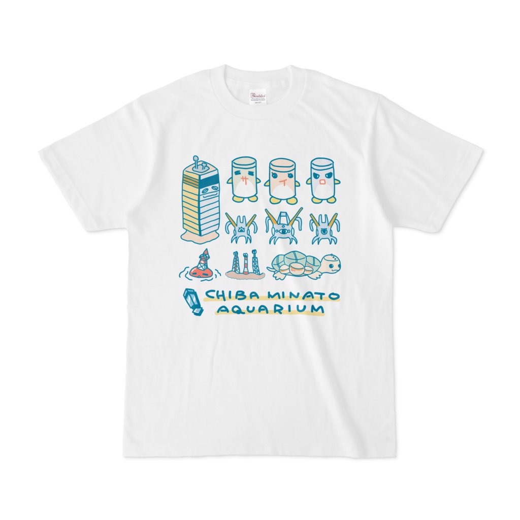 『おいでよ!千葉みなと水族館』Tシャツ(全員集合)