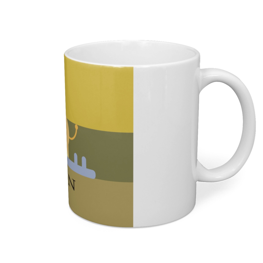 ほのぼのライオンマグカップ