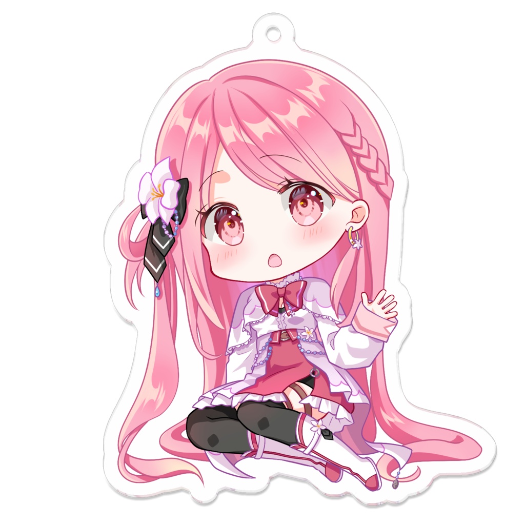 かずみん（びっくり顔）70×70（㎜）