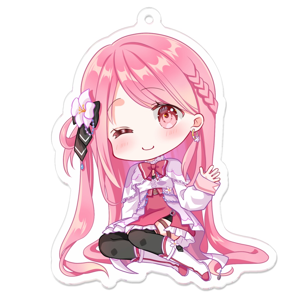 かずみん（ウィンク顔）70×70（㎜）